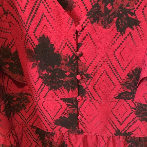 Michel studio ruffle top size 18 - Picture 6 of 8